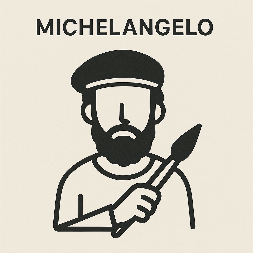 Michelangelo – des Zauberl-AI-rlings erster Streich